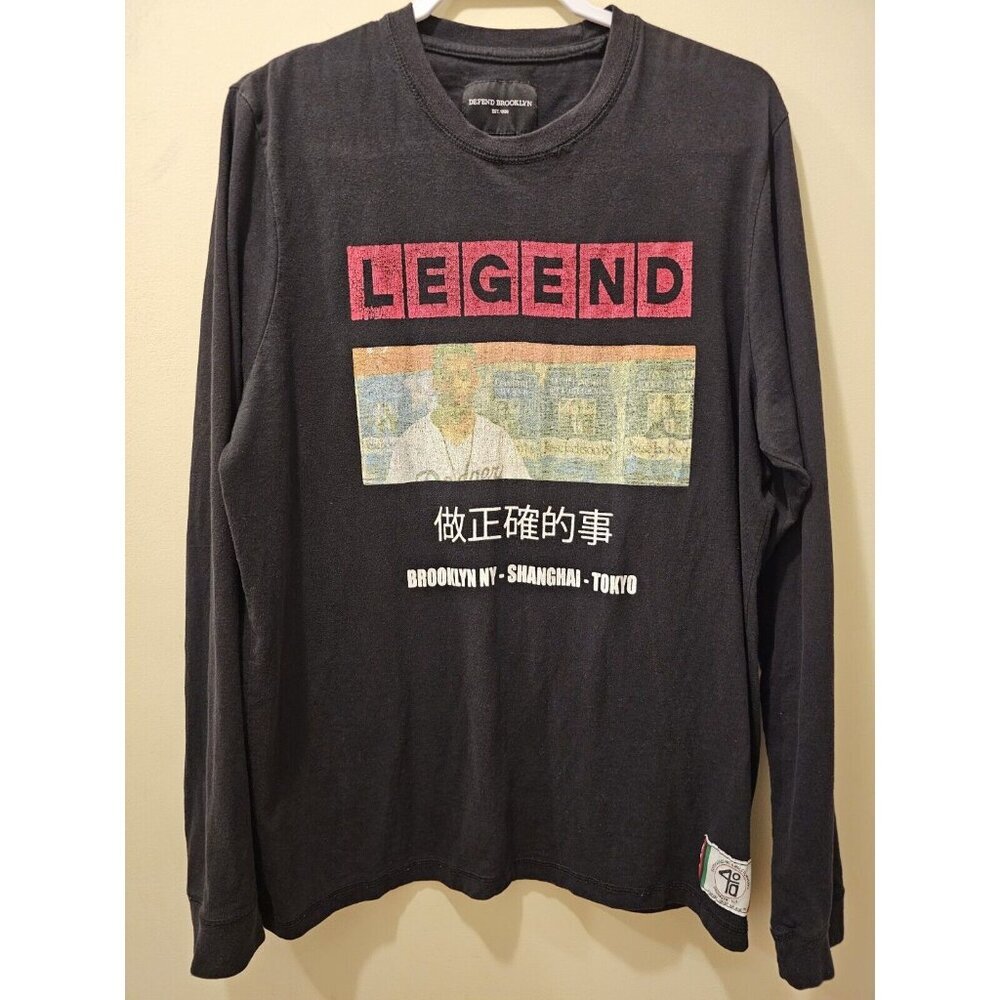 Vintage Spike Lee T-Shirt XL‎ 40 Acres and A Mule LEGEND Defend Brooklyn